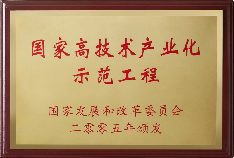 国家高技术产业化示范工程（2005）